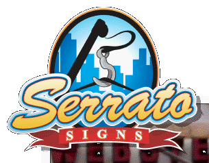 Serrato Signs and light crane service Worcester, MA
